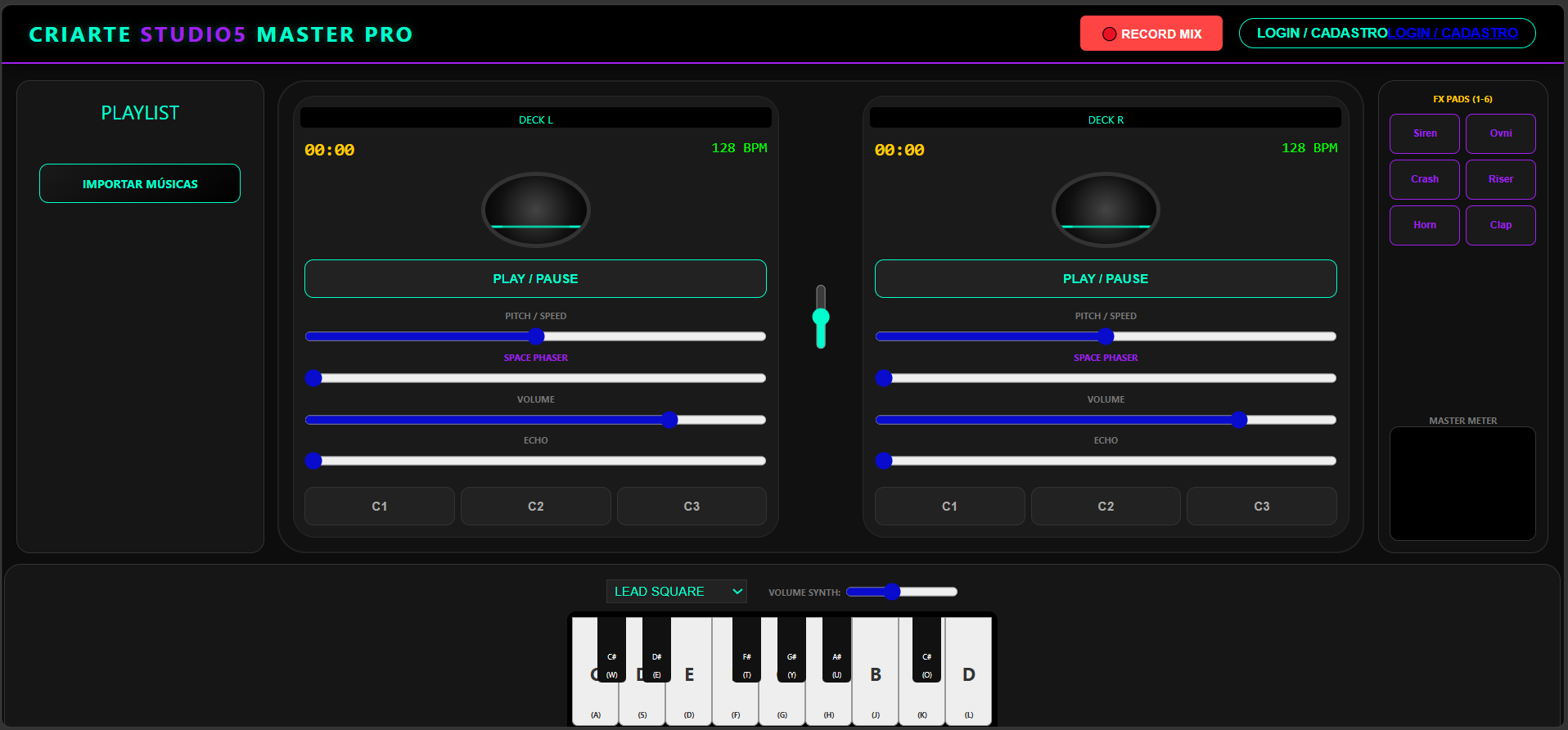 Criarte DJ Mixer